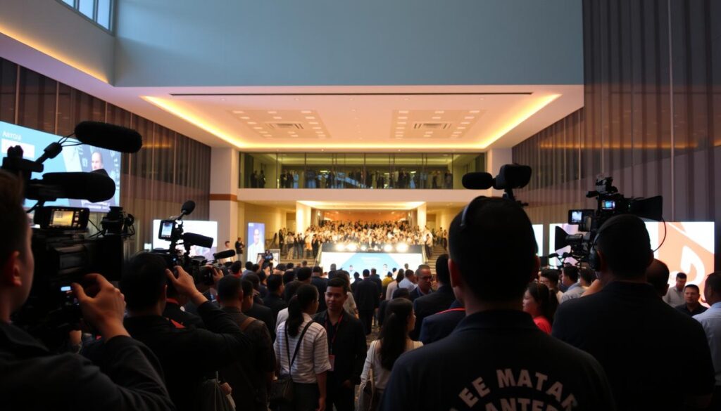 liputan media acara internasional Surabaya
