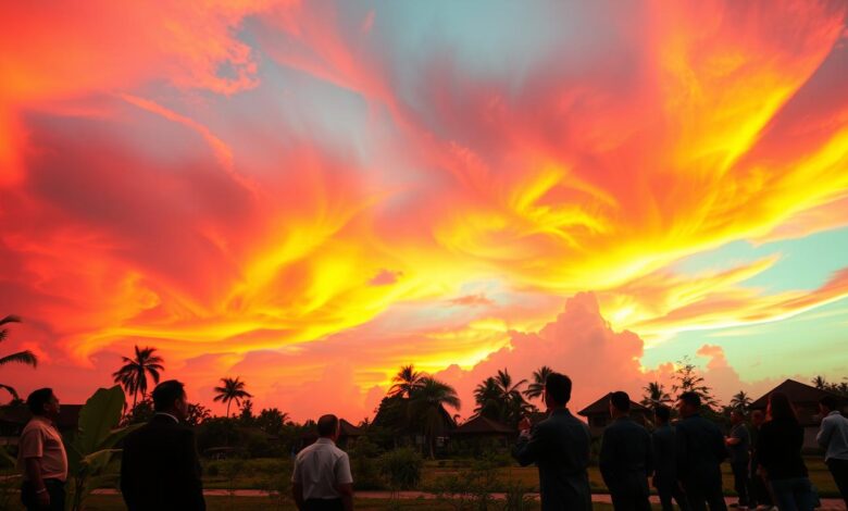 Viral Langit Aneh di Pandeglang, Warga Heboh dan Bertanya-tanya