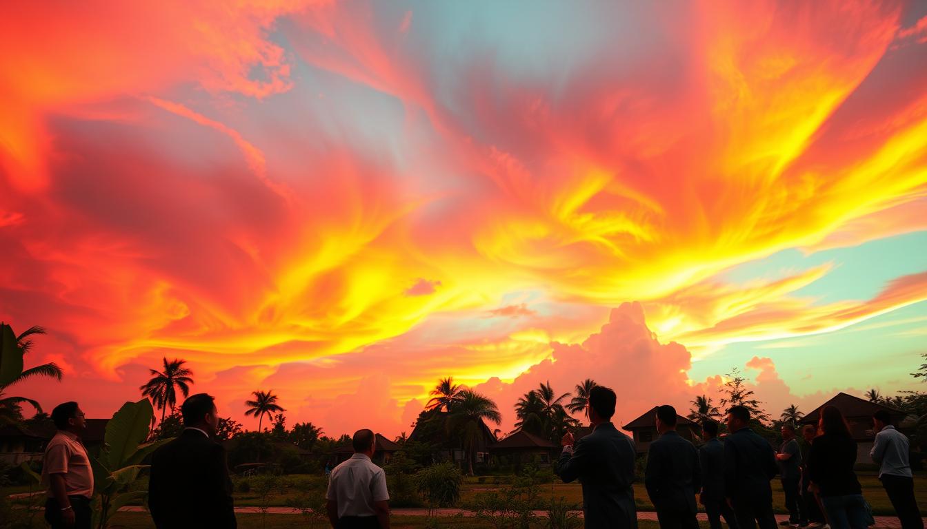 Viral Langit Aneh di Pandeglang, Warga Heboh dan Bertanya-tanya